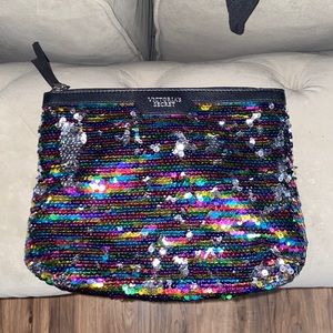 Sequin Victoria secret bag